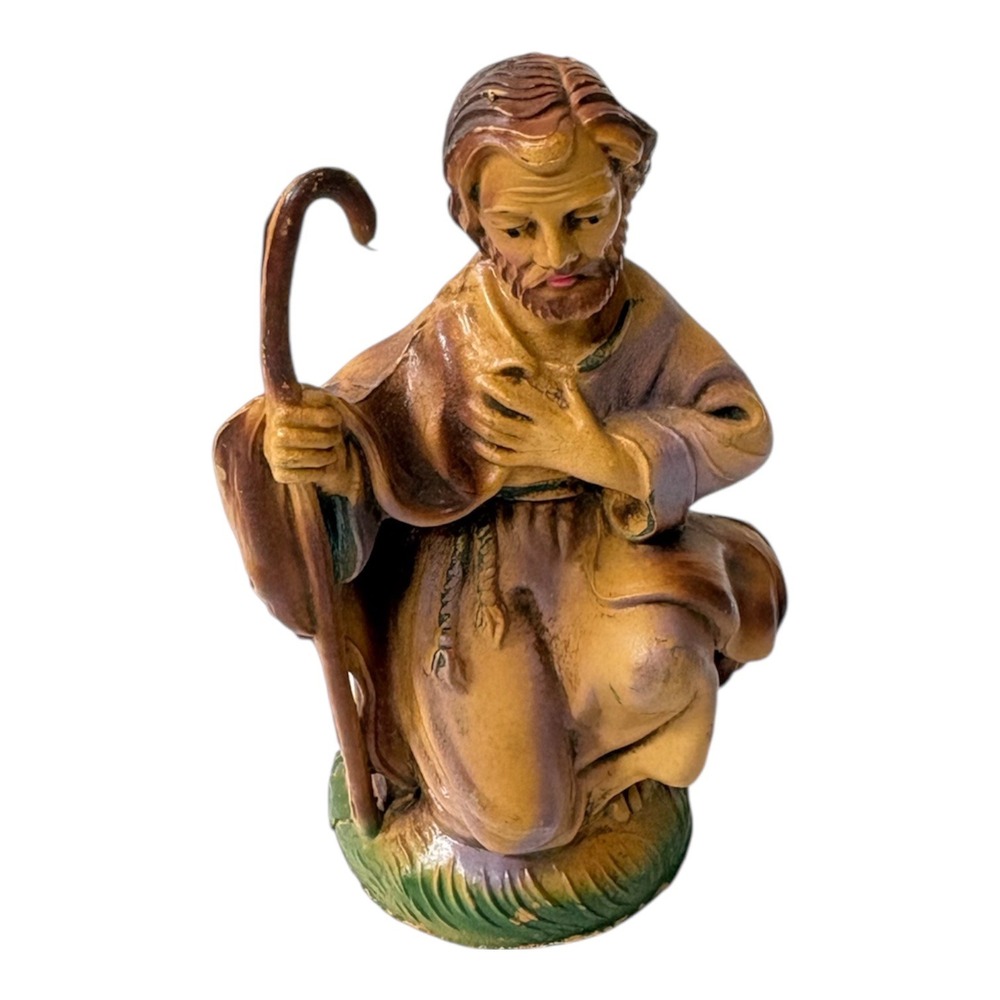 Fontanini Vintage‎ Italy Nativity Shepherd Joseph Figurine Hand Painted 1979